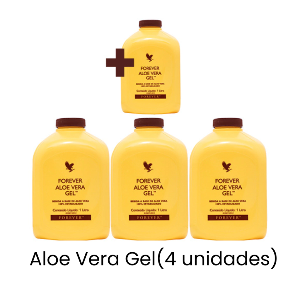 Forever Aloe Vera Gel( Kit com 4 unidades) FRETE GRÁTIS